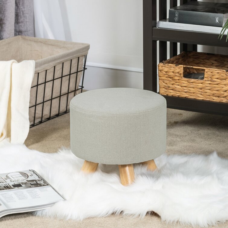 Small deals wooden ottoman